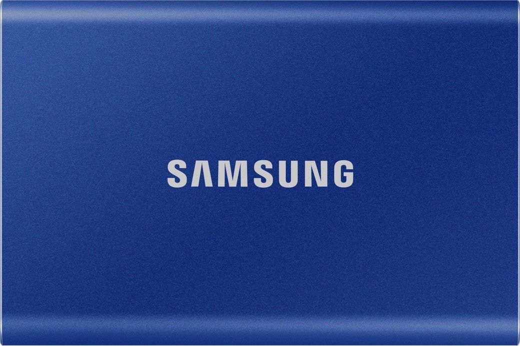 Внешний SSD Samsung T7 1Tb, синий (MU-PC1T0H/WW) фото