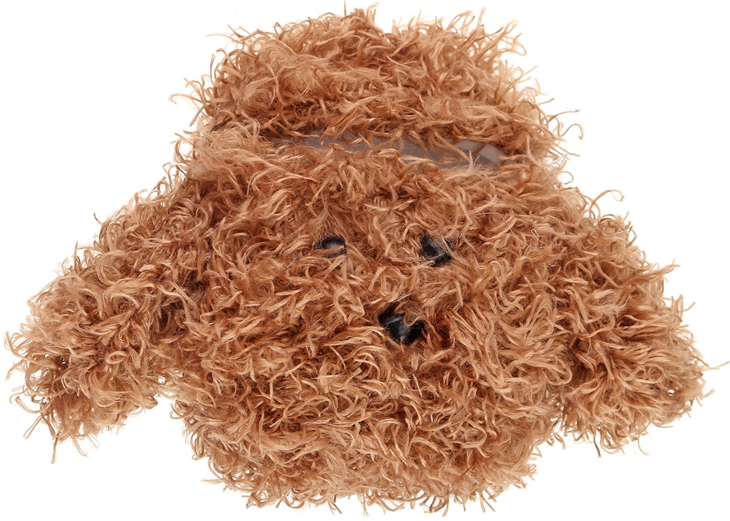 Защитный чехол Teddy Dog для наушников Airpods, темно-коричневый фото