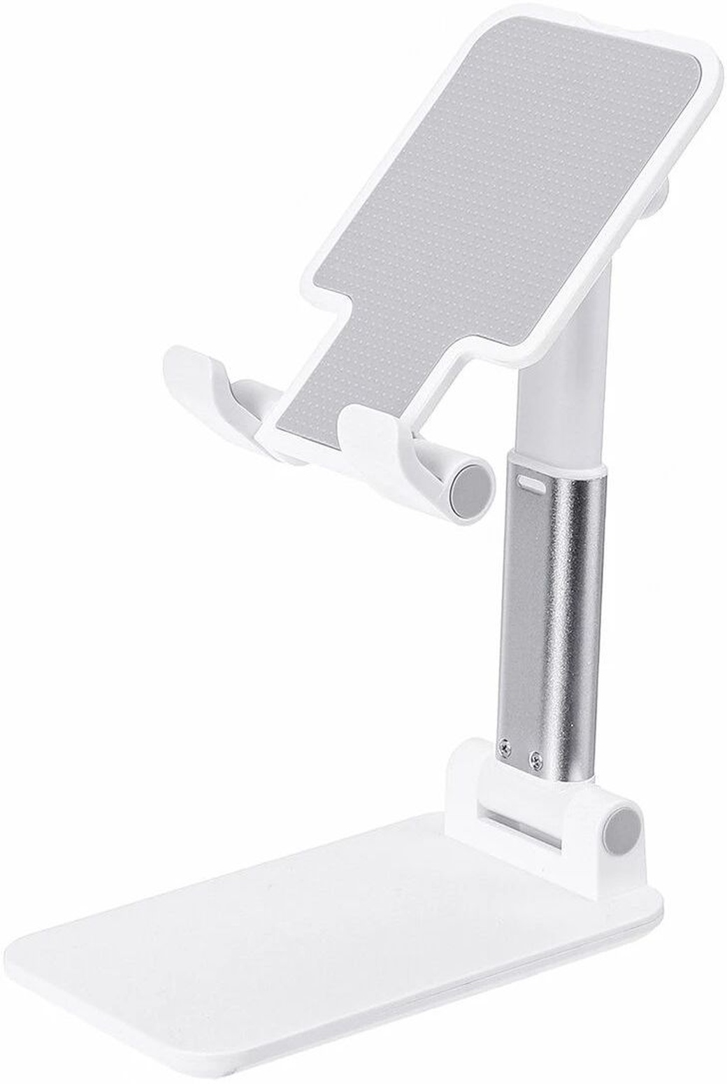 Складной металлический кронштейн для телефона и планшета, белый фото