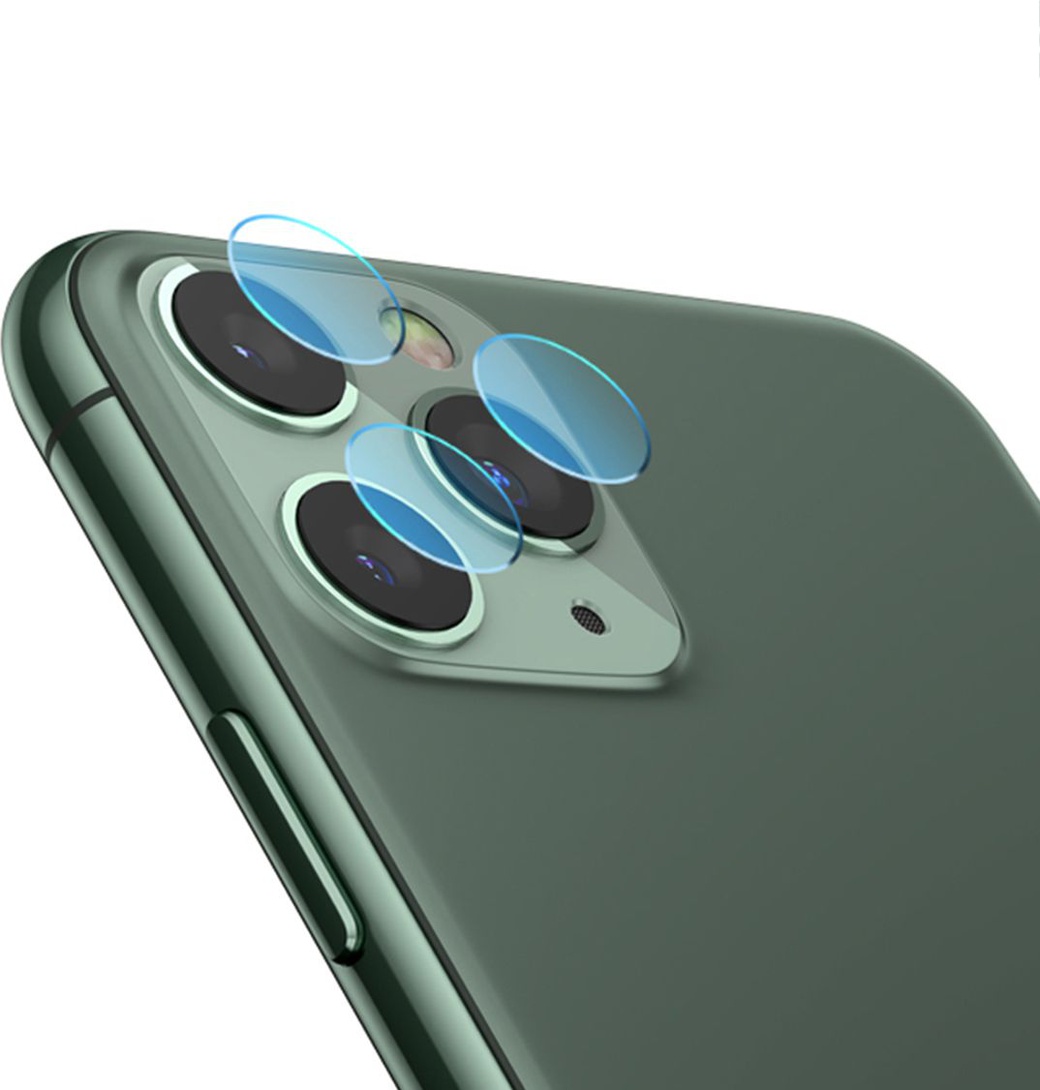Стекло 3D + кольцо с защитой от царапин на линзе для iPhone 11 Pro Max, зеленый фото