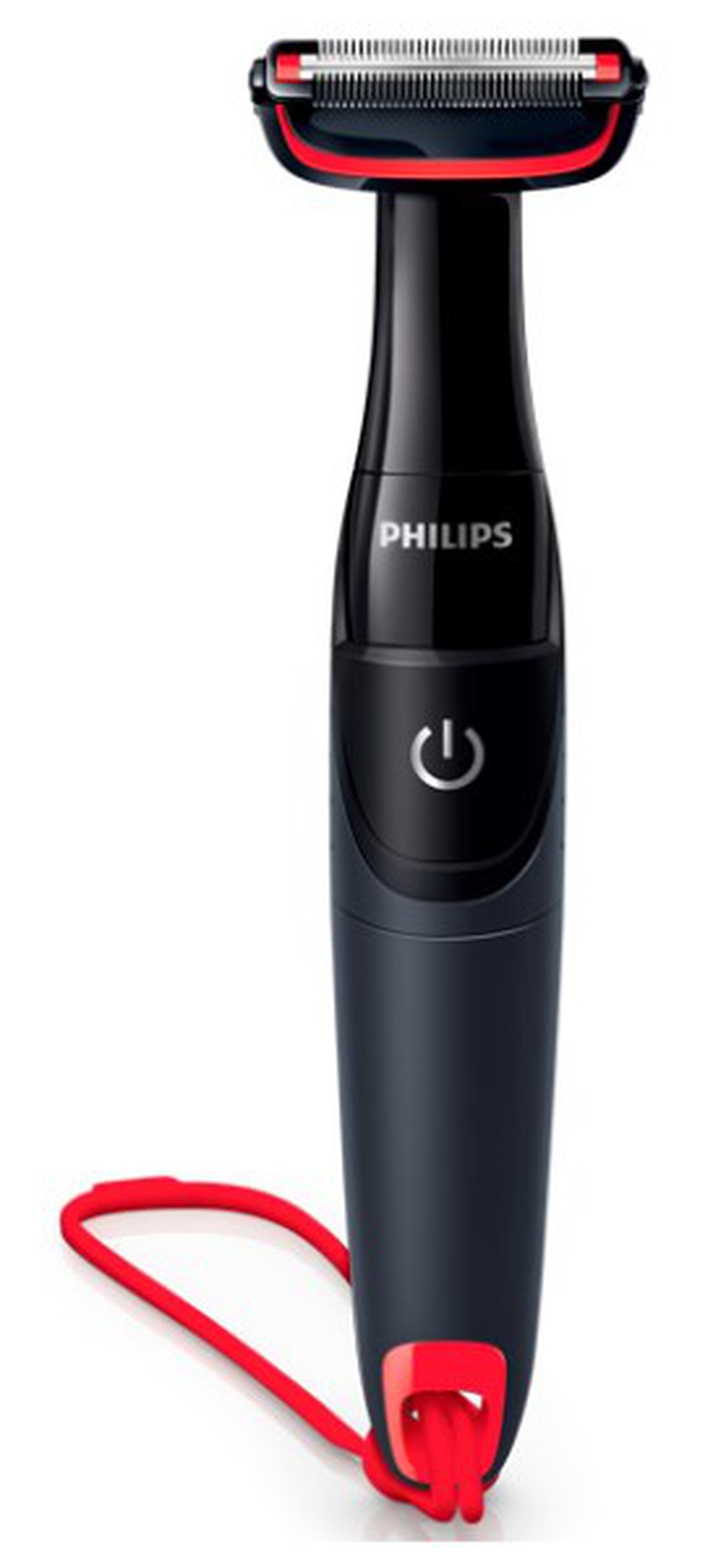 Триммер Philips BG105/10 черный/красный (насадок в компл:1шт) фото
