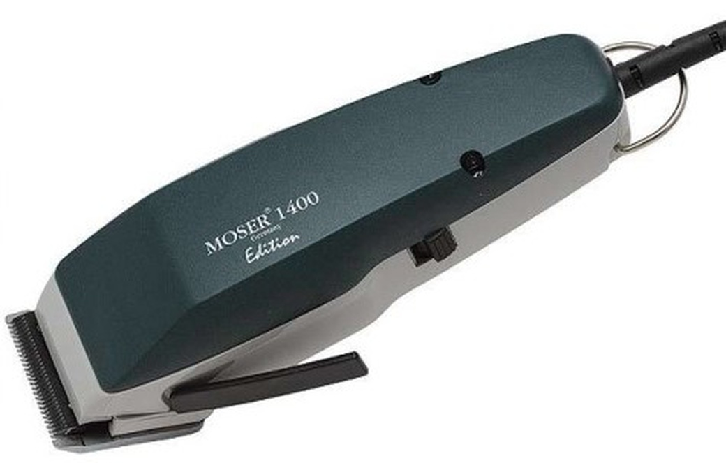 Машинка для стрижки Moser 1400-0454 Hair clipper Edition зеленый 10Вт (насадок в компл:3шт) фото