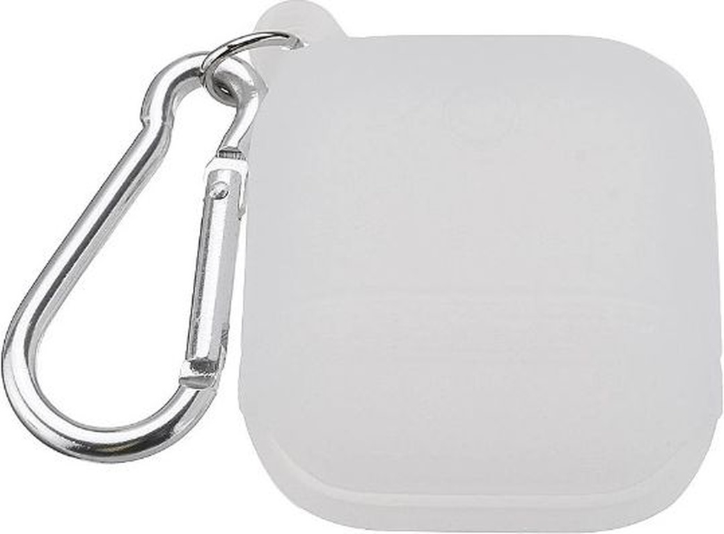Портативный противоударный силиконовый чехол для наушников Apple Airpods, белый фото