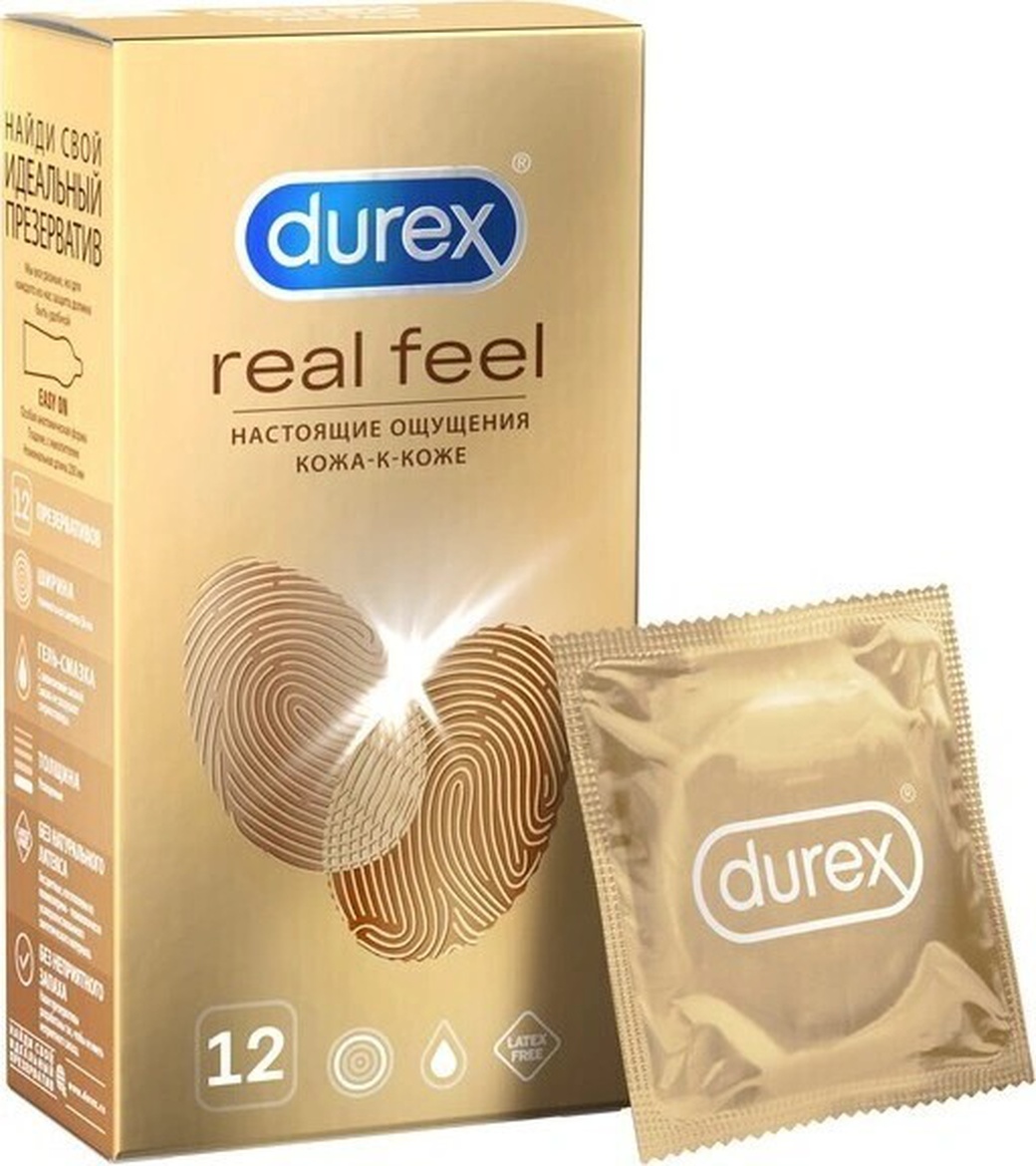 Презервативы Дюрекс Real Feel (естест.ощущения) №12 фото
