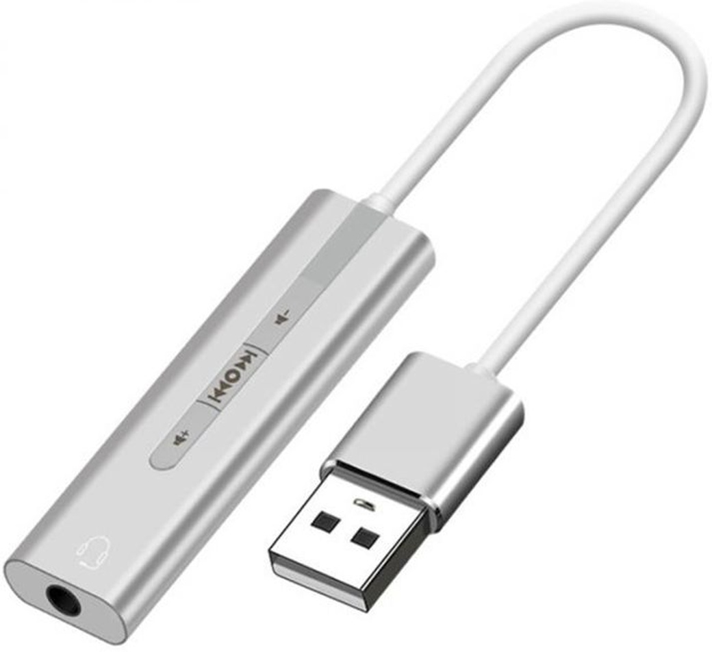 Аудиокабель Bakeey USB, белый фото