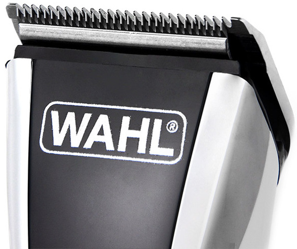 Машинка для стрижки Wahl 1910-0465 Lithium Pro LED серебристый/черный (насадок в компл:6шт) фото