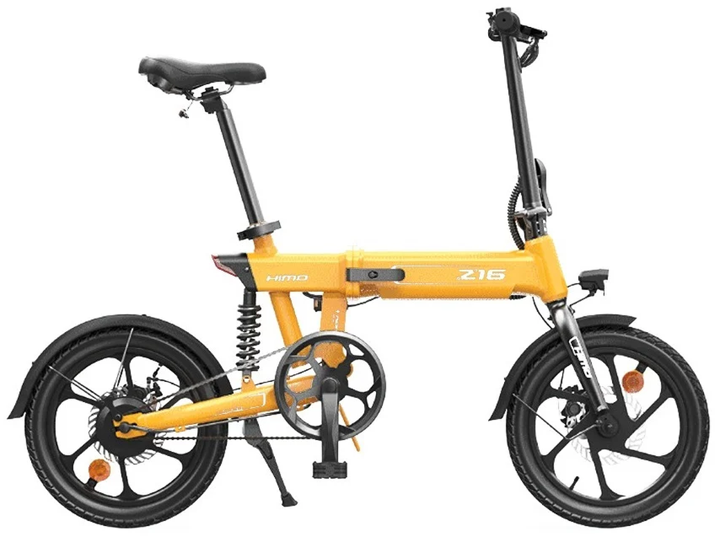 Электровелосипед складной Xiaomi HIMO Z16, желтый фото