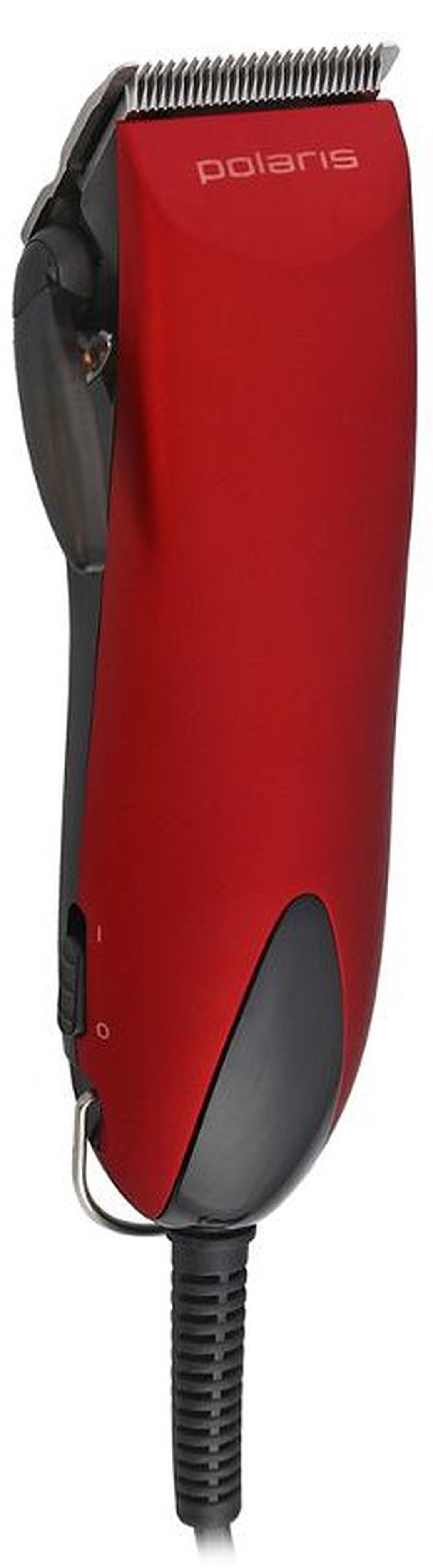 Машинка для стрижки Polaris PHC 2501 красный 12Вт (насадок в компл:1шт) фото