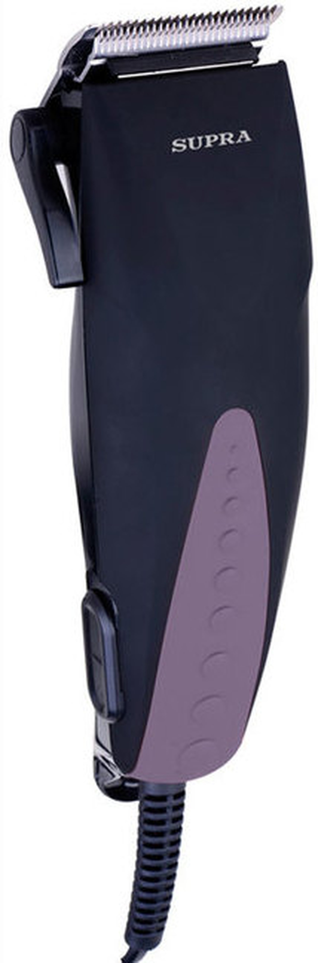 Машинка для стрижки Supra HCS-520 фиолетовый/черный 15Вт (насадок в компл:4шт) фото