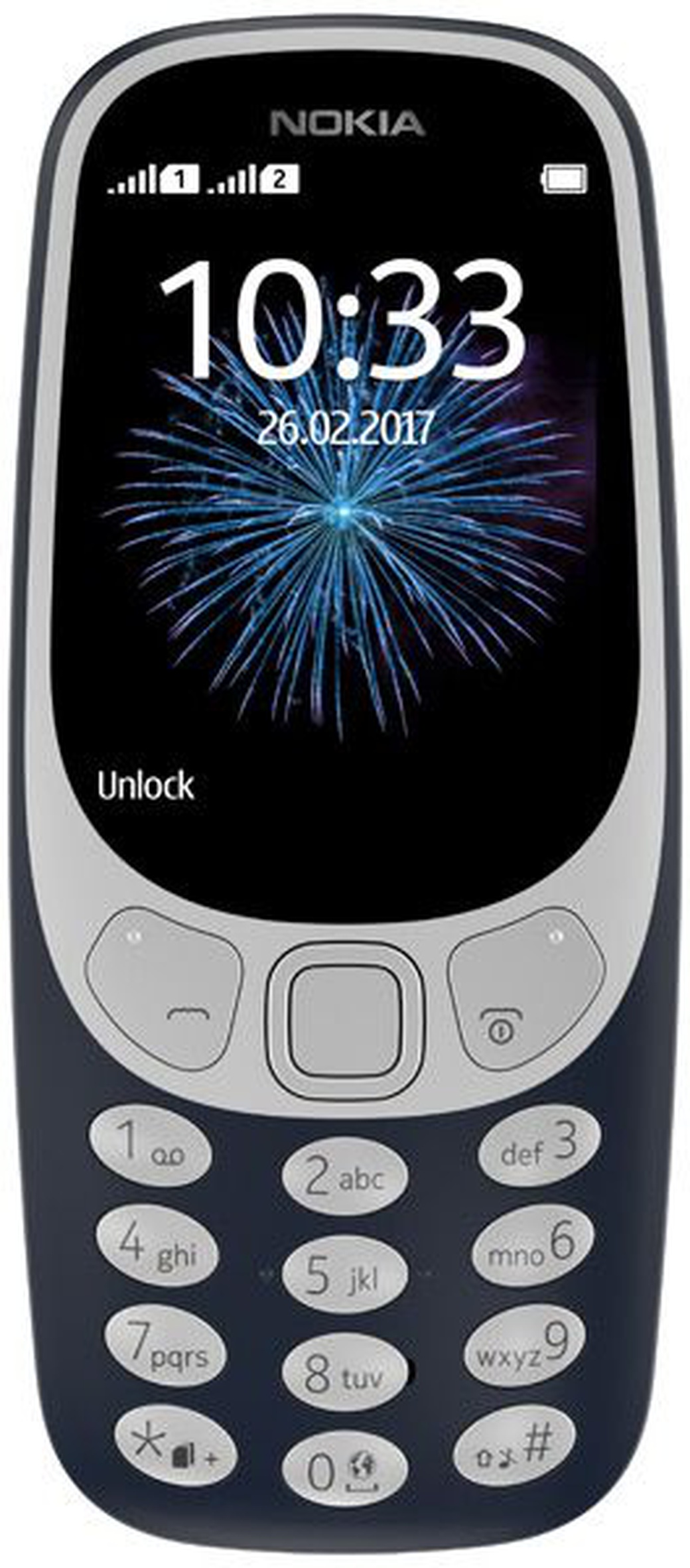 Мобильный телефон Nokia 3310 Dual Sim (2017) Dark Blue фото