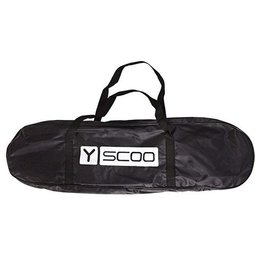 Y-Scoo Fishskateboard 22" - скейтборд с сумкой Yellow-dark Purple фото