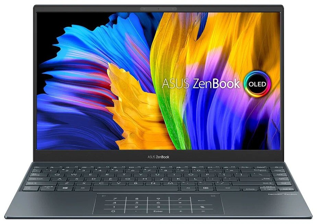 Ноутбук Asus Zenbook UX325EA-KG758 (Core i5 1135G7/8Gb/SSD512Gb/Intel Iris Xe graphics/13.3"/1920x1080/noOS) серый фото