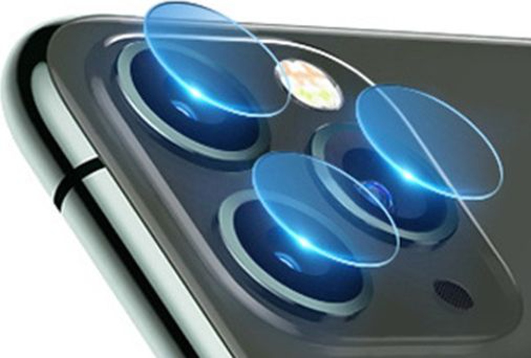 Стекло 3D + кольцо с защитой от царапин на линзе для iPhone 11 Pro Max, черный фото