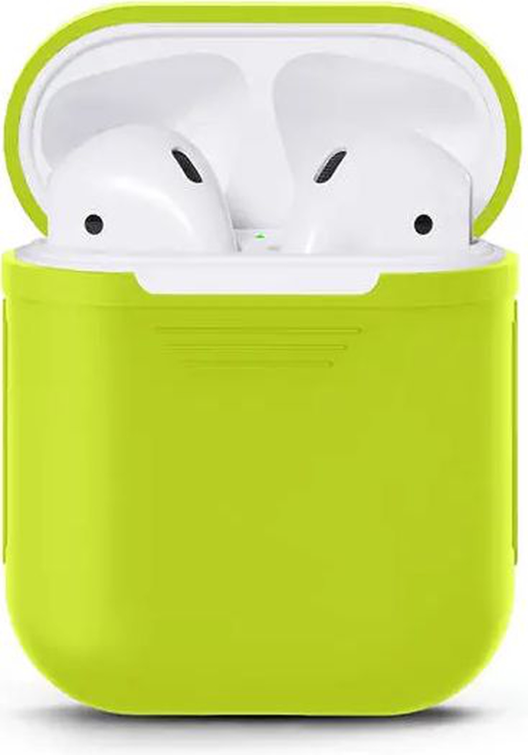 Противоударный силиконовый чехол для Apple Airpods, зеленый фото
