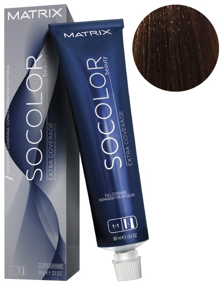 Matrix 506nw темный блондин натуральный теплый 100% покрытие седины по выго...